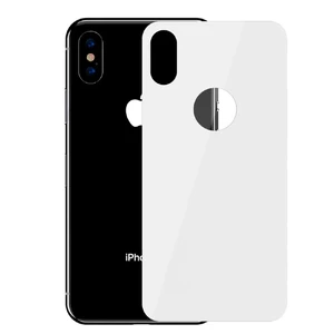 Защитное стекло на заднюю панель Baseus 0.3mm Full Tempered Glass White для iPhone X | XS SGAPIPH58-BM02 - Фото 1