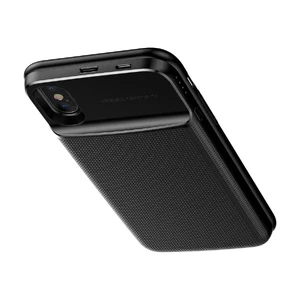 Магнитный чехол с внешним аккумулятором Baseus 1+1 Wireless Charge Backpack 5000mAh Black для iPhone X | XS - Фото 6