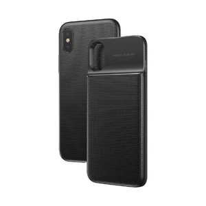 Магнитный чехол с внешним аккумулятором Baseus 1+1 Wireless Charge Backpack 5000mAh Black для iPhone X | XS - Фото 3