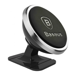 Магнитный автодержатель Baseus 360 Rotation Silver для смартфонов SUGENT-NT0S - Фото 1
