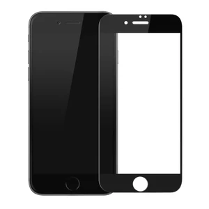 Захисне скло Baseus Silk-Screen 3D Arc Black для iPhone SE 3 | SE 2 | 8 | 7