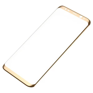 Защитное стекло Baseus 3D Arc Gold для Samsung Galaxy S8 Plus - Фото 2