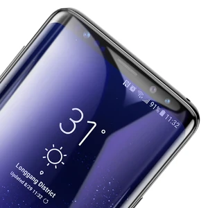 Повноекранне захисне скло Baseus Arc-surface 0.3mm Black для Samsung Galaxy S9 - Фото 4
