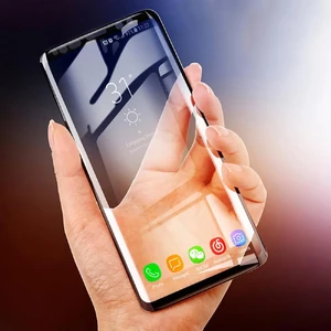 Повноекранне захисне скло Baseus Arc-surface 0.3mm Black для Samsung Galaxy S9 - Фото 7