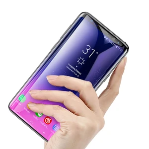 Повноекранне захисне скло Baseus Arc-surface 0.3mm Black для Samsung Galaxy S9 - Фото 3