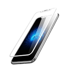Глянцевое полноэкранное защитное стекло Baseus 3D Silk-Screen 0.23mm White для iPhone 11 Pro | X | XS  - Фото 1