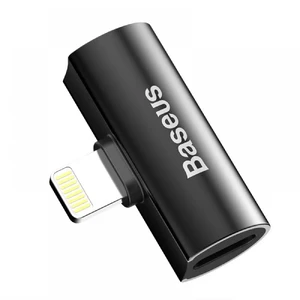 Адаптер Baseus L46 Lightning to 2x Lightning Black - Фото 2