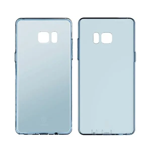 Ультратонкий TPU чохол Baseus Air Case Transparent Blue для Samsung Galaxy Note 7 - Фото 4