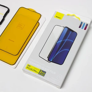 Захисне скло Baseus Anti-Blue Light Tempered Glass 0.3mm для iPhone 14 | 13 | 13 Pro (2 шт.) - Фото 7