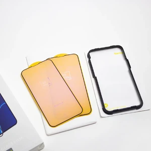 Защитное стекло Baseus Anti-Blue Light Tempered Glass 0.3mm для iPhone 13 mini (2 шт.) - Фото 6