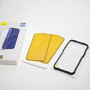 Защитное стекло Baseus Anti-Blue Light Tempered Glass 0.3mm для iPhone 13 mini (2 шт.) - Фото 5