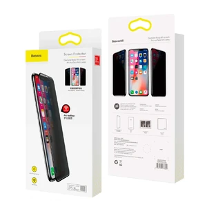Защитное стекло анти-шпион Baseus Arc Surface Full Screen Tempered Glass 0.3mm для iPhone 11 Pro Max | XS Max - Фото 5