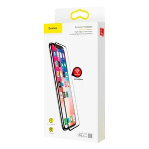 Захисне скло Baseus Arc-Surface Rigid Edge Full Screen Tempered Glass для iPhone 11 Pro Max | XS Max - Фото 4