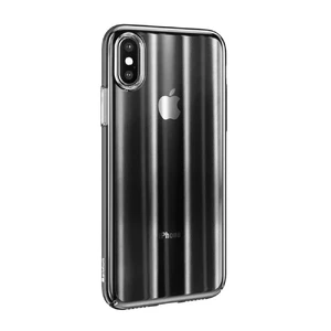 Чохол Baseus Aurora Series Transparent Black для iPhone X | XS - Фото 2