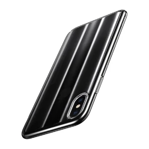 Чохол Baseus Aurora Series Transparent Black для iPhone X | XS - Фото 5
