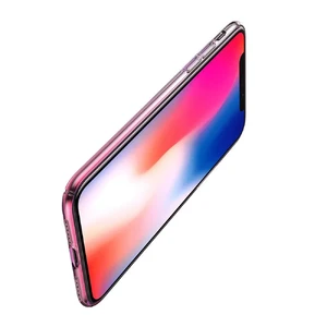 Чехол Baseus Aurora Series Transparent Pink для iPhone XR - Фото 3