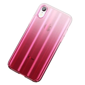Чехол Baseus Aurora Series Transparent Pink для iPhone XR - Фото 2