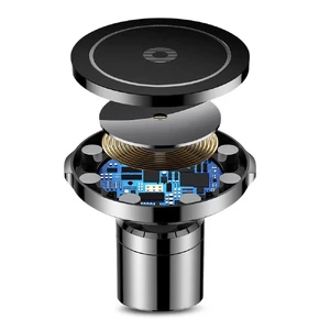Магнітний автодержатель з бездротовою зарядкою Baseus Big Ears 10W - Фото 6