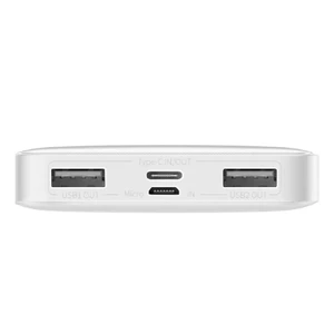 Повербанк Baseus Bipow Digital Display Power Bank White 10000mAh 15W - Фото 4