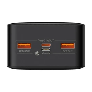 Повербанк Baseus Bipow Digital Display Power Bank Black 30000mAh 20W - Фото 4