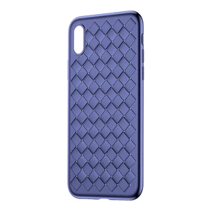 TPU чехол Baseus BV Weaving Case Blue для iPhone X | XS - Фото 2