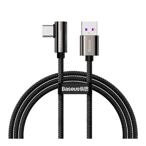 Зарядний кабель Baseus Cable Legend Series Elbow Fast Charging USB to Type-C 66W 2m CATCS-C01 - Фото 1