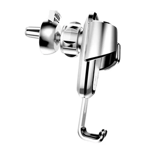 Автодержатель Baseus Gravity Car Mount White для смартфонов - Фото 5