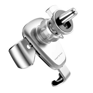 Автодержатель Baseus Gravity Car Mount White для смартфонов - Фото 6