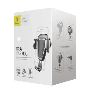 Автодержатель Baseus Gravity Car Mount White для смартфонов - Фото 7