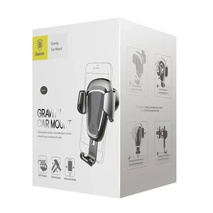Автодержатель Baseus Gravity Car Mount Black для смартфонів - Фото 7