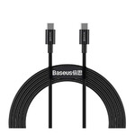 Зарядний кабель Baseus Superior Series Type-C to Type-C 100W 1m Black
