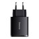 Быстрое сетевое зарядное устройство Baseus Compact Quick Charger 2xUSB-A + USB-C 30W CCXJ-E01 - Фото 1