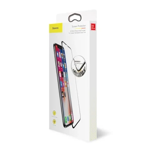 Захисне скло Baseus Curved Full Screen Tempered Glass Film Black для iPhone X | XS - Фото 3