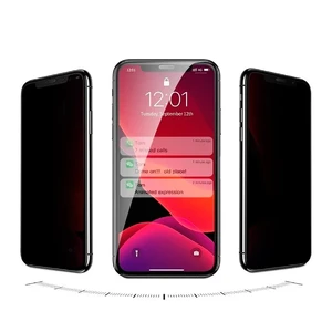Захисне скло Baseus Curved Privacy Tempered Glass Black для iPhone 11 | XR - Фото 3