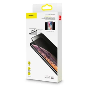 Захисне скло Baseus Curved Privacy Tempered Glass Black для iPhone 11 | XR - Фото 4