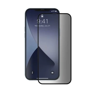 Захисне скло антишпигун Baseus Curved Screen Tempered Glass 0.23mm Black для iPhone 12 | 12 Pro (2 шт.)