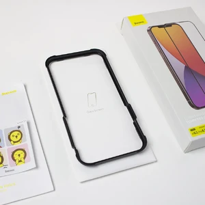 Ультратонке захисне скло Baseus Curved-screen Tempered Glass 0.23mm Black для iPhone 12 | 12 Pro (2 шт.) - Фото 3