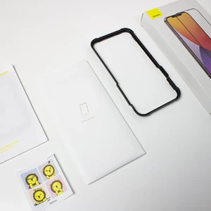 Ультратонке захисне скло Baseus Curved-screen Tempered Glass 0.23mm Black для iPhone 12 | 12 Pro (2 шт.) - Фото 2