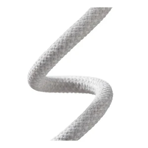 Нейлоновый кабель Baseus Type-C to Lightning для быстрой зарядки iPhone 20W (1m) White - Фото 4