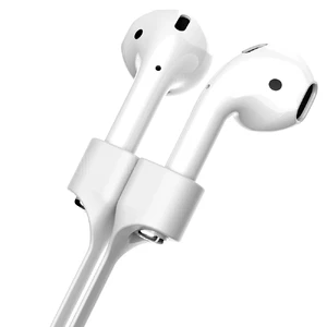 Магнітний шнурок Baseus Strap Light Gray для Apple AirPods - Фото 3