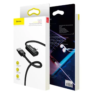 Кабель-переходник Baseus Entertaining Audio Cable Lightning to USB 1m Black - Фото 3