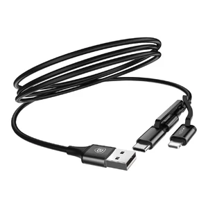 Кабель Baseus Excellent 3 in 1 Cable USB to USB Type-C | Lightning | Micro-USB 1.2m - Фото 5