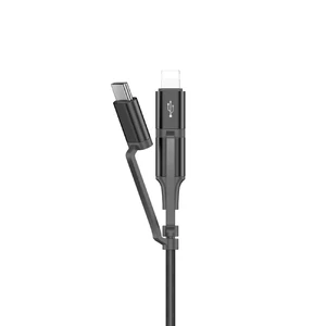 Кабель Baseus Excellent 3 in 1 Cable USB to USB Type-C | Lightning | Micro-USB 1.2m - Фото 4
