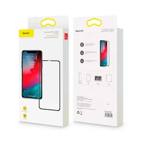 Захисне скло Baseus Full Coverage Curved Tempered Glass для iPhone 11 | XR - Фото 4