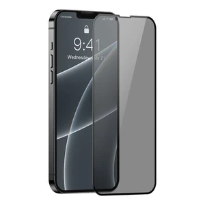 Защитное стекло-антишпион Baseus Full Glass 0.3mm для iPhone 14 | 13 | 13 Pro (2 шт.) - Фото 2