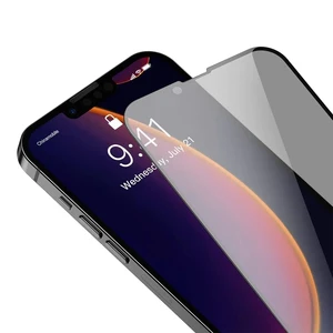 Захисне скло-антишпигун Baseus Full Glass 0.3mm для iPhone 13 mini (2 шт.) - Фото 3