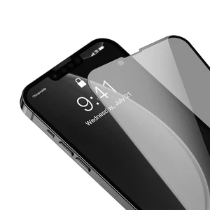 Защитное стекло-антишпион Baseus Full Glass 0.3mm для iPhone 14 Plus | 13 Pro Max (2 шт.) - Фото 3