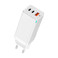 Быстрое зарядное устройство Baseus GaN Charger 65W Fast Charger для iPhone  | MacBook (White) - Фото 2