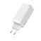 Быстрое зарядное устройство Baseus GaN Charger 65W Fast Charger для iPhone  | MacBook (White)  - Фото 1