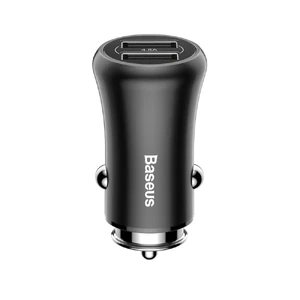 Автозарядка Baseus Gentleman Series Dual USB Black CCALL-GB01 - Фото 1
